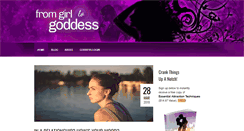 Desktop Screenshot of fromgirltogoddess.com
